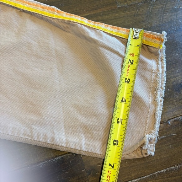 Nili Lotan East Hampton Side Stripe Tape Crop Pants Khaki Tan Preppy Cotton 10 - Picture 10 of 13